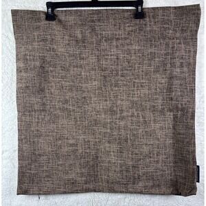 Phantoscope Textural Faux Linen Throw Pillow Cover- 1 Ct. Dark Coffee